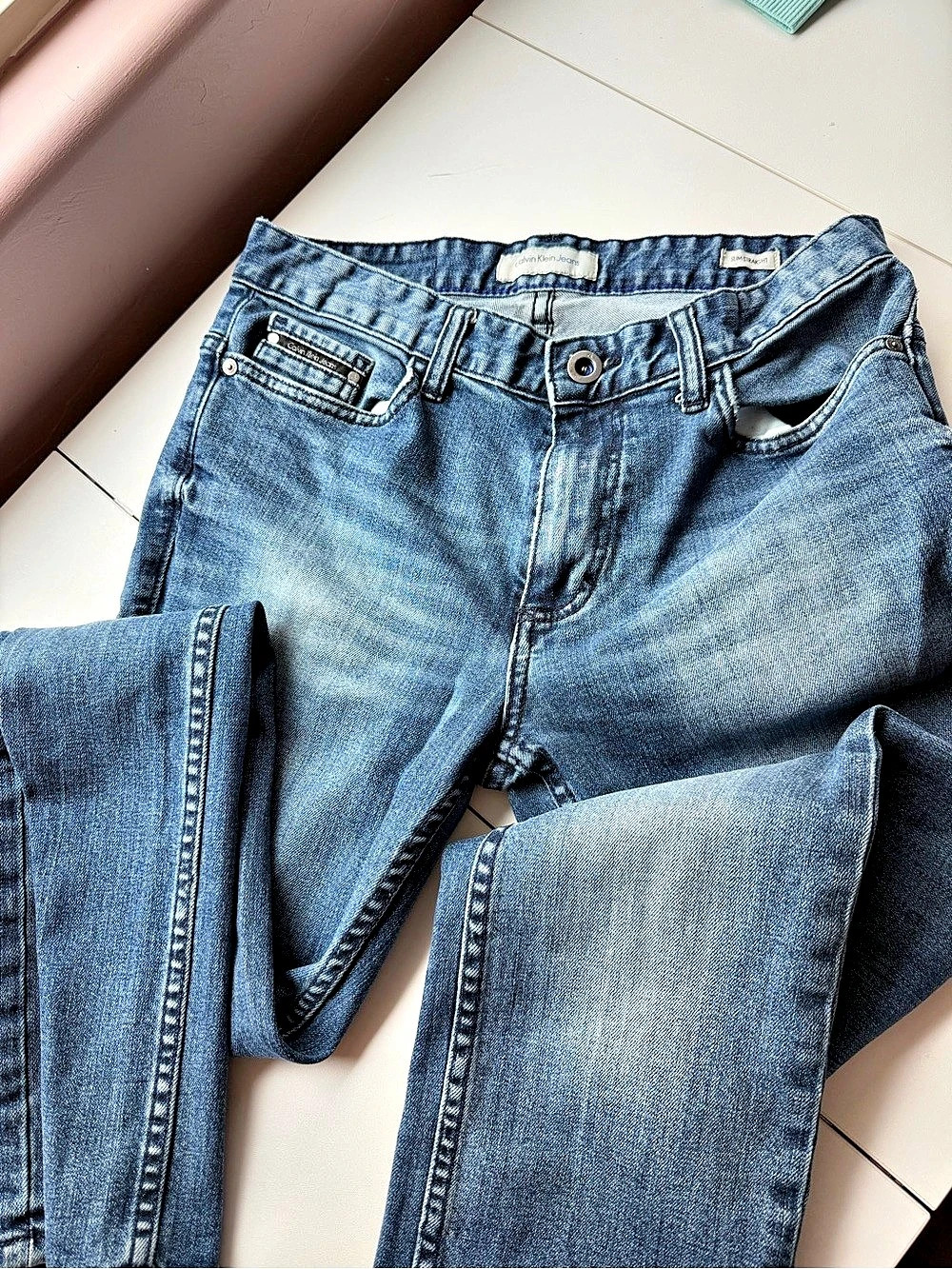 Calvin Klein Jeans J311 Skinny Jeans in Blue Waist 28
